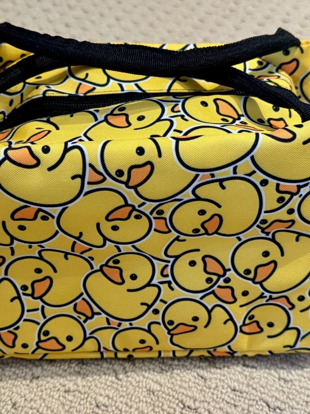 Yellow Ducks Insulated Hot/Cold Lunch Bag With Handles